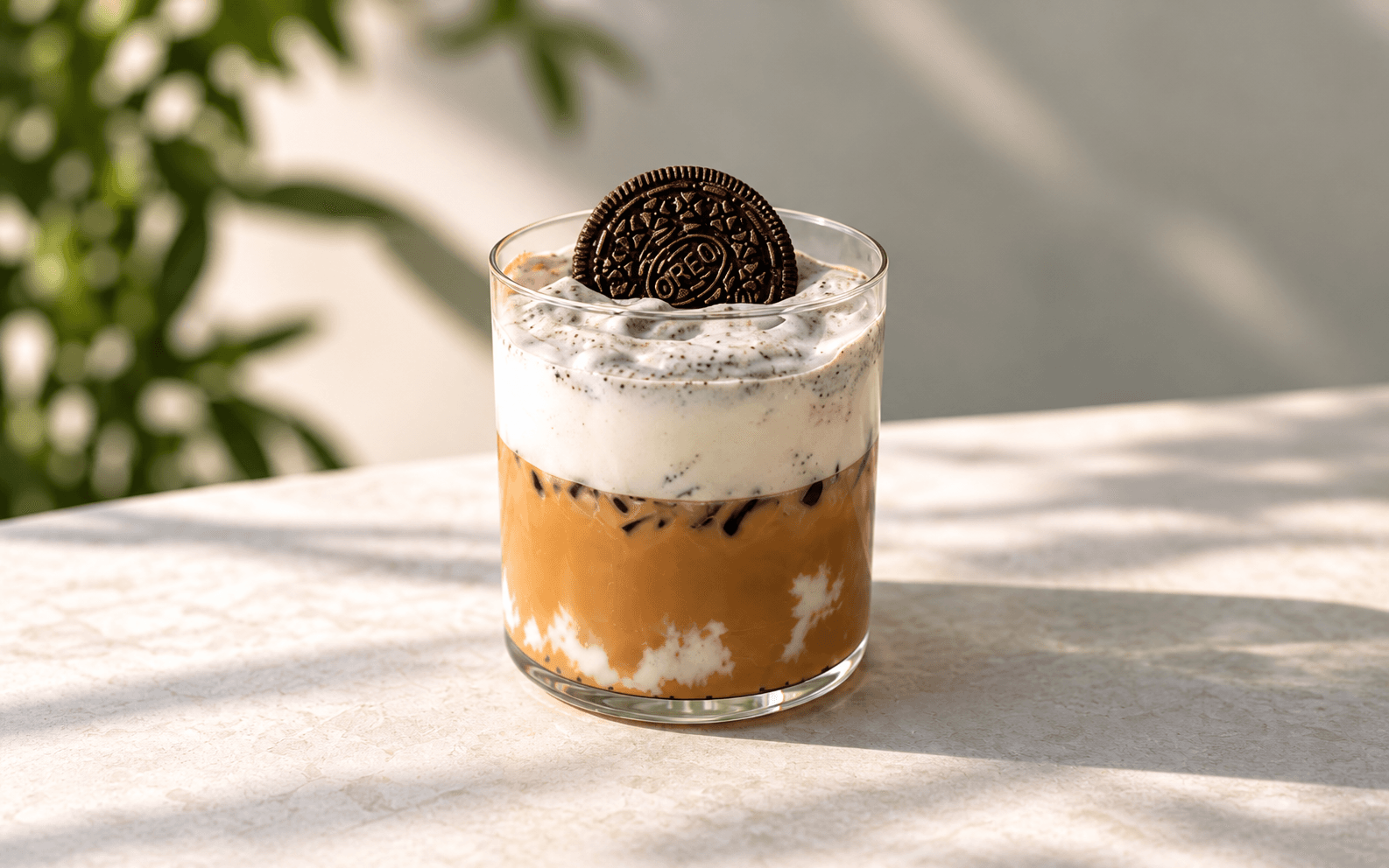 Oreo Cold Foam Caramel Latte
